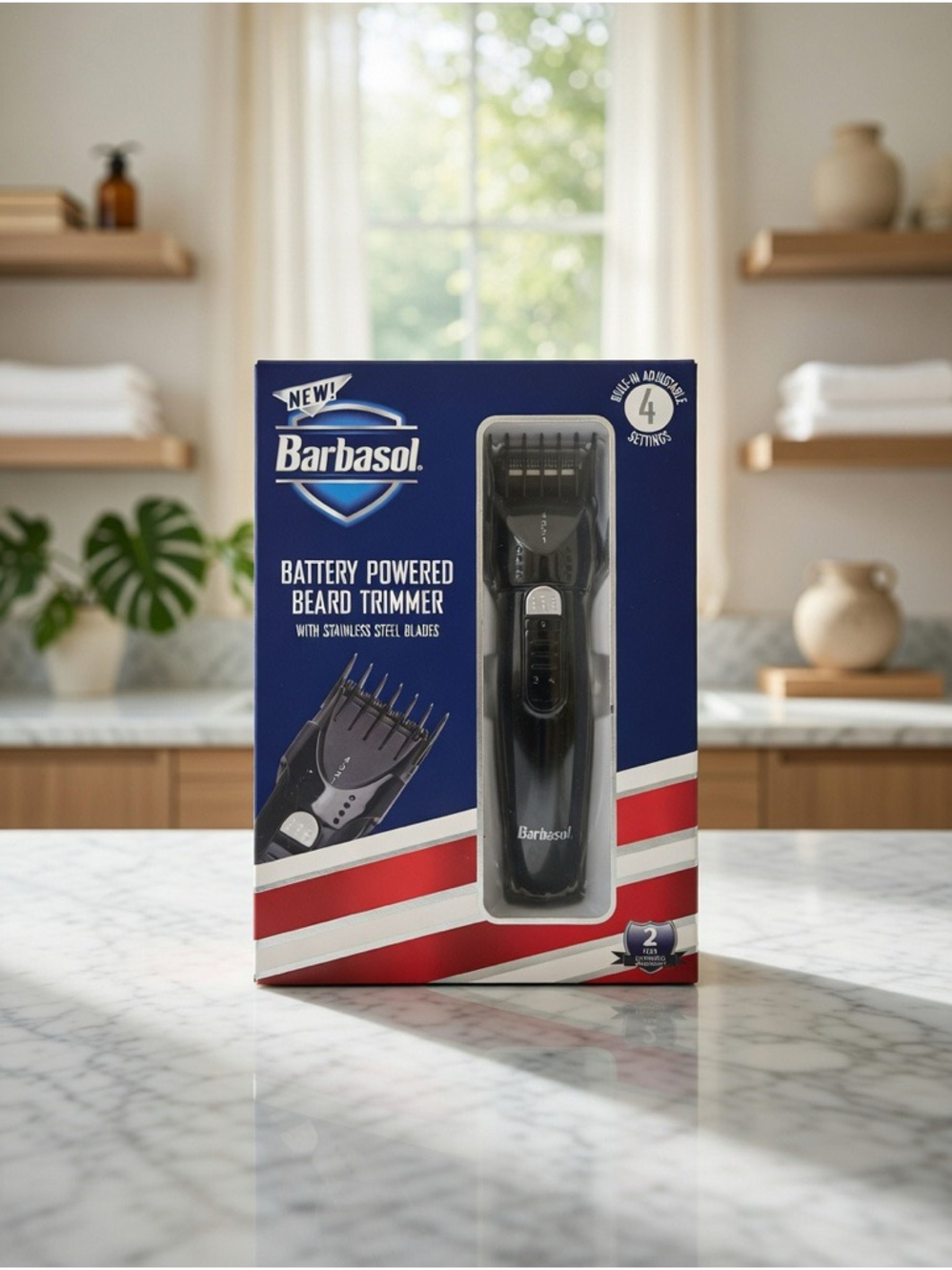 Barbasol Beard Trimmer Stainless Steel